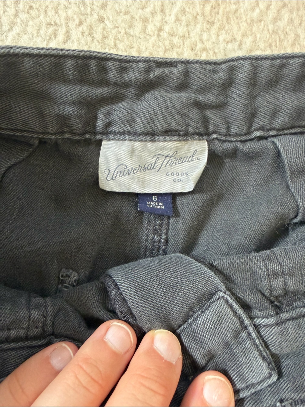 Universal Thread Charcoal Gray Denim Jacket